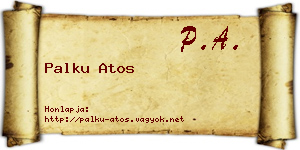 Palku Atos névjegykártya